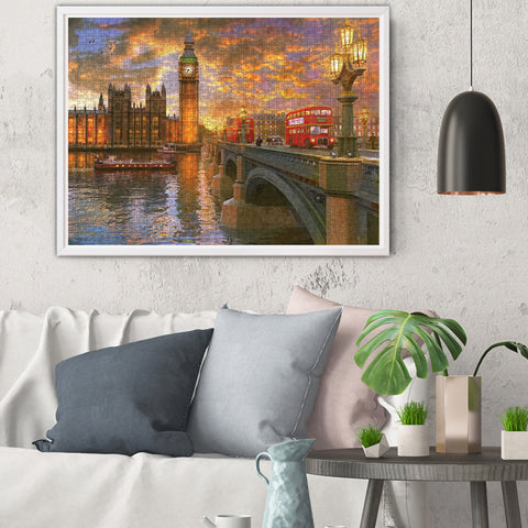 Westminster Sunset 1000 Piece Jigsaw Puzzle