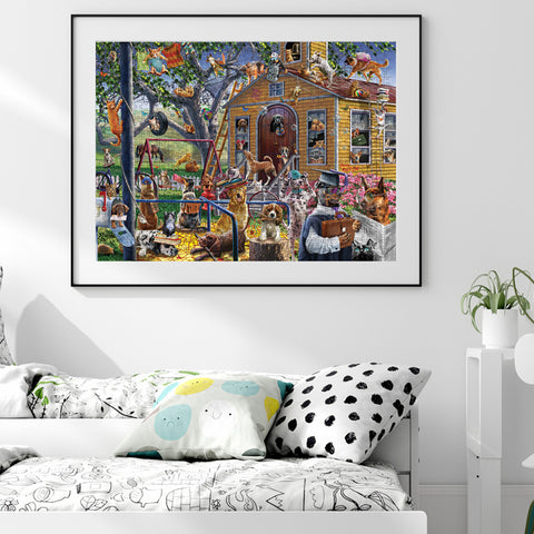 Naughty Dogs 1000 Piece Jigsaw Puzzle