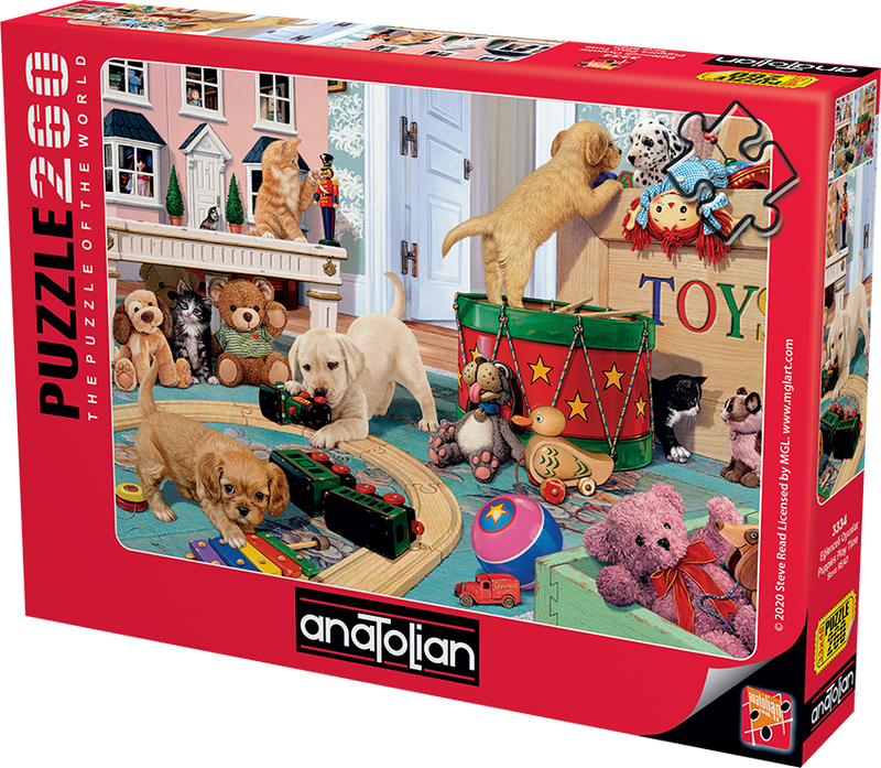 Anatolian Puzzle - Dog Family, 260 Piece Jigsaw Puzzle, 3340