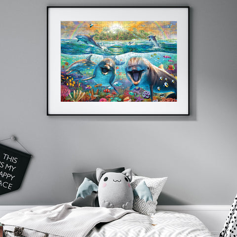 Laughing Dolphins 260 XL Piece Jigsaw Puzzle