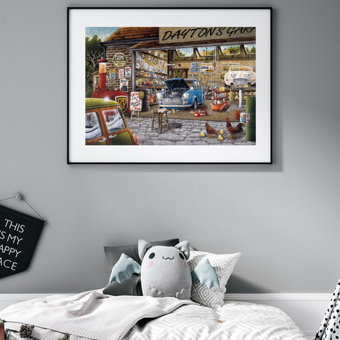Dayton's Garage 500 Piece Jigsaw Puzzle