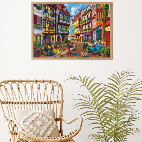 Cobblestone Alley 500 Piece Jigsaw Puzzle