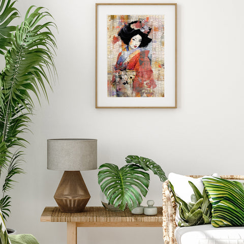 Geisha 500 Piece Jigsaw Puzzle