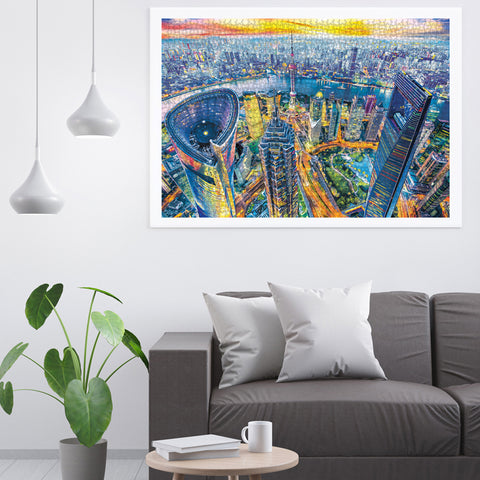 View of Shanghai 2000 Piece Jigsaw Puzzle