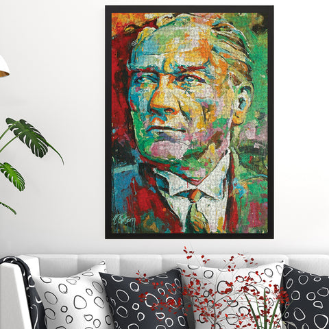 Mustafa Kemal Atatürk 3 1500 Piece Jigsaw Puzzle