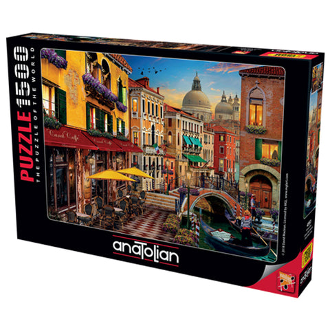 Canal Cafe Venice 1500 Piece Jigsaw Puzzle