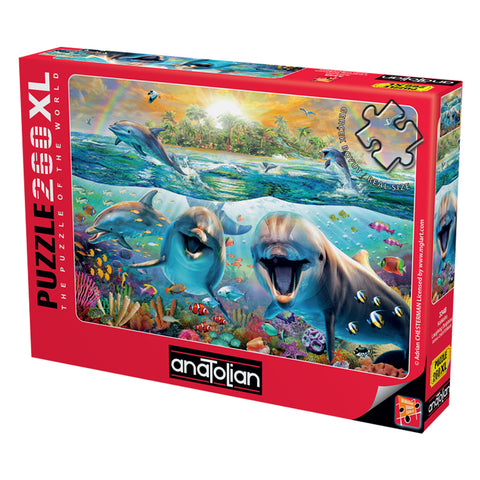 Laughing Dolphins 260 XL Piece Jigsaw Puzzle