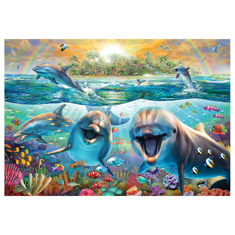 Laughing Dolphins 260 XL Piece Jigsaw Puzzle