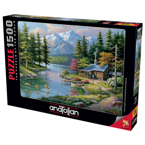 Resting Canoe 1500 Piece Jigsaw Puzzle