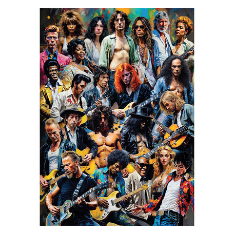 Rock Stars 1500 Piece Jigsaw Puzzle