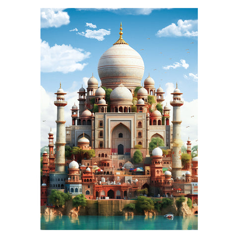 Tac Mahal 1500 Piece Jigsaw Puzzle