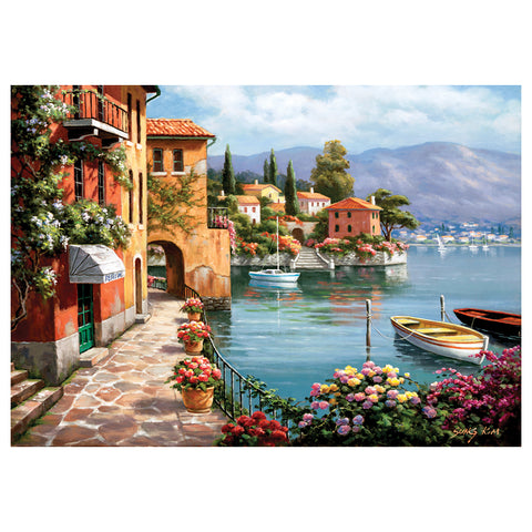 Villa De Lago 1500 Piece Jigsaw Puzzle