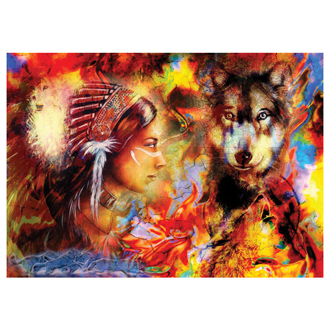 Wolf Maiden  1500 Piece Jigsaw Puzzle