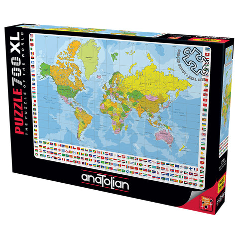 World Political Map 700 XL Piece Jigsaw Puzzle