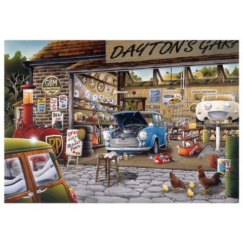 Dayton's Garage 500 Piece Jigsaw Puzzle