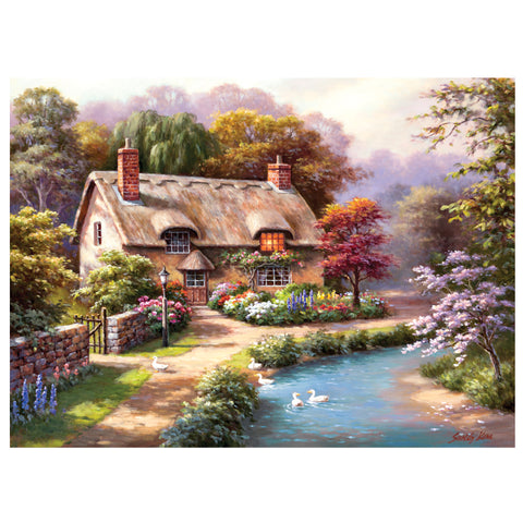 Duck Path Cottage 1000 Piece Jigsaw Puzzle