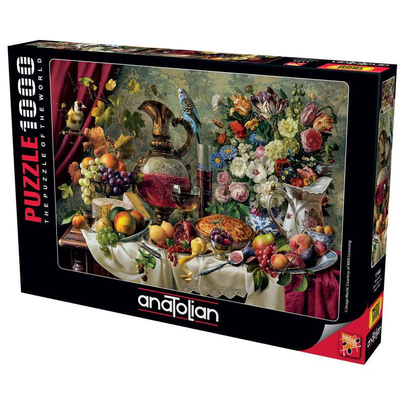 Anatolian Puzzle - Dutch Still Life, 1000 Piece Puzzle, #1144
