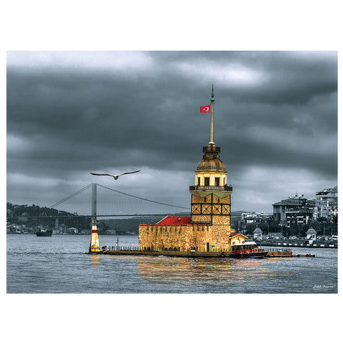 Kýz Kulesi Nostalji 1000 Piece Jigsaw Puzzle