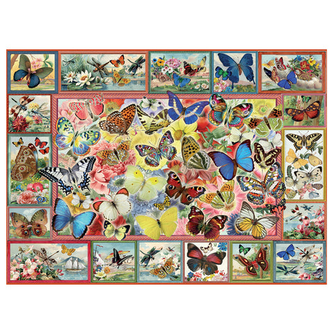 Lots of Butterflies 1000 Piece Jigsaw Puzzle