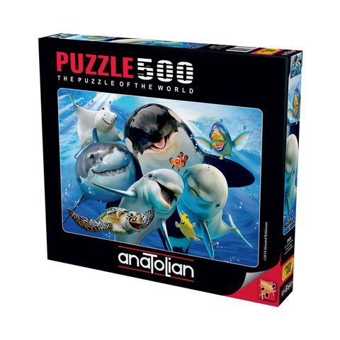 Ocean Selfie 500 Piece Jigsaw Puzzle