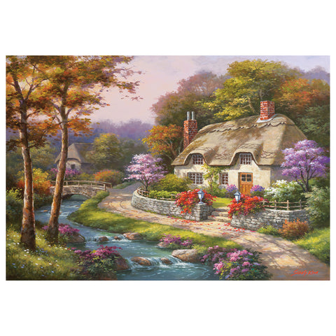 Spring Cottage 500 Piece Jigsaw Puzzle