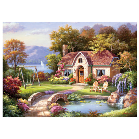Stone Bridge Cottage 1500 Piece Jigsaw Puzzle
