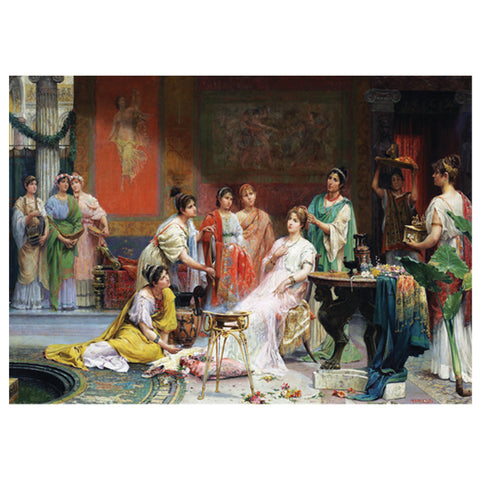 Toilette of a Roman Lady 1500 Piece Jigsaw Puzzle