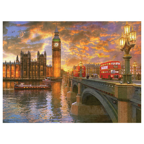 Westminster Sunset 1000 Piece Jigsaw Puzzle