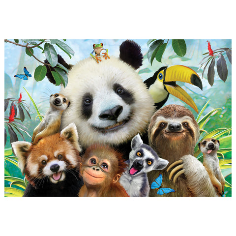 Zoo Selfie 500 Piece Jigsaw Puzzle