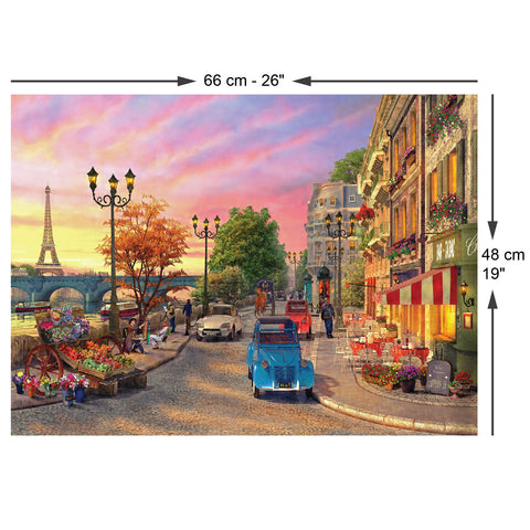 Seine Sunset 1000 Piece Jigsaw Puzzle