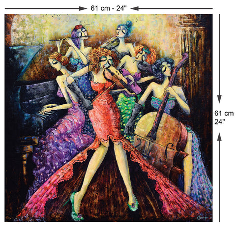 Ladies Orchestra 1024 Piece Jigsaw Puzzle