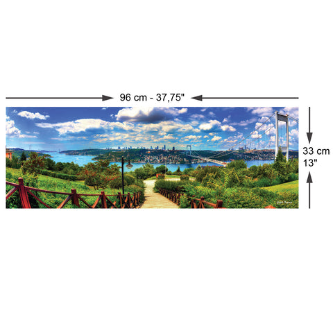 Bosphorus from Otağtepe 1000 Piece Jigsaw Puzzle
