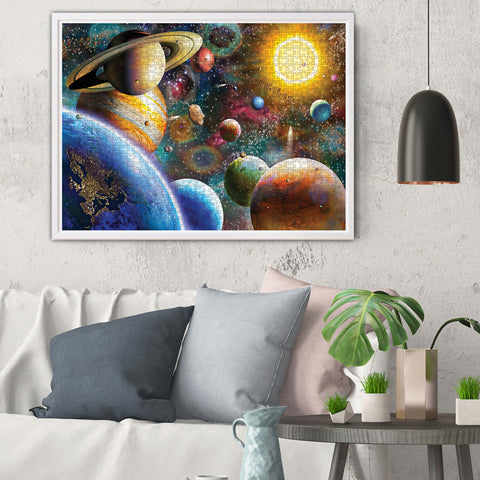 Planets in Space 1000 Piece Jigsaw Puzzle