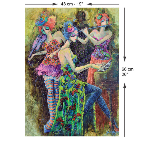 Color Trio 1000 Piece Jigsaw Puzzle