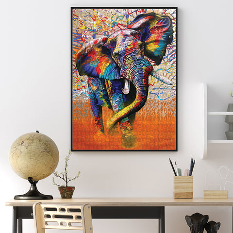 African Colours 1000 Piece Jigsaw Puzzle