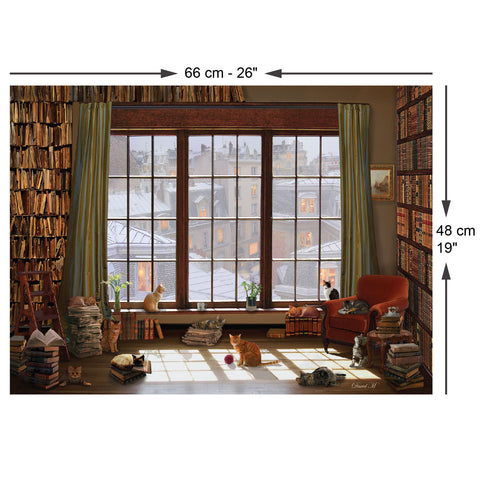 Window Cats 1000 Piece Jigsaw Puzzle