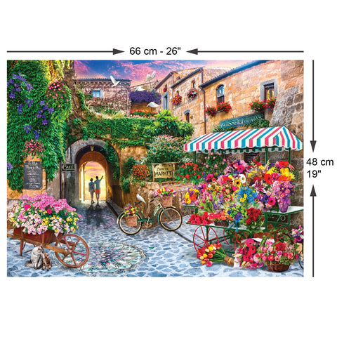 The Flower Market 1000 Piece Jigsaw Puzzle