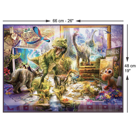 Dino Toys Come Alive 1000 Piece Jigsaw Puzzle