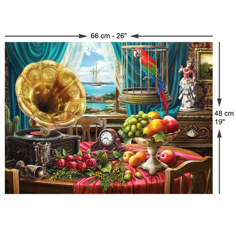 Still Life With Fruit 1000 Piece Jigsaw Puzzle