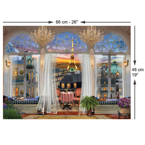 Paris Roof Terrace 1000 Piece Jigsaw Puzzle