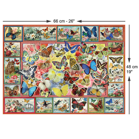 Lots of Butterflies 1000 Piece Jigsaw Puzzle