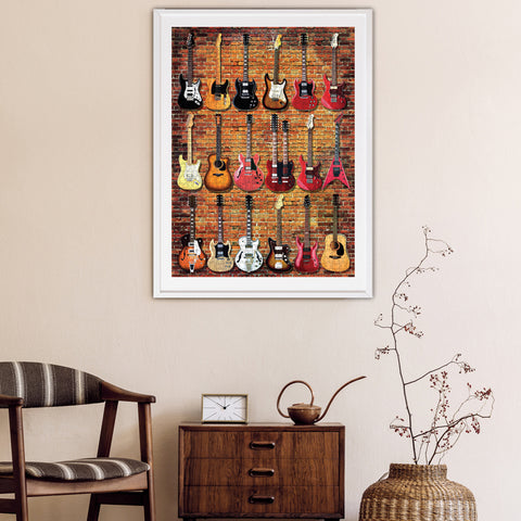 Guitar Collection 1000 Piece Jigsaw Puzzle