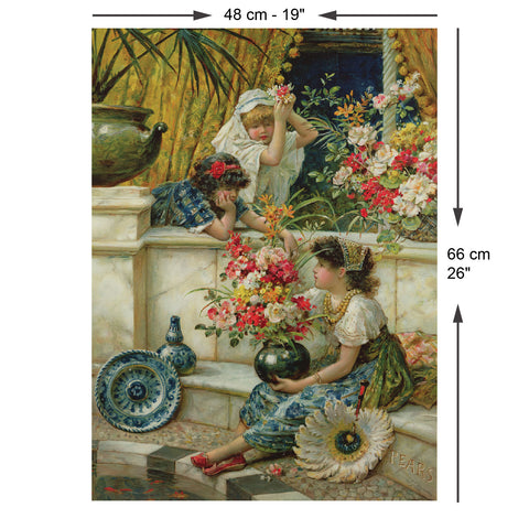 Flowers of the East 1000 Piece Jigsaw Puzzle