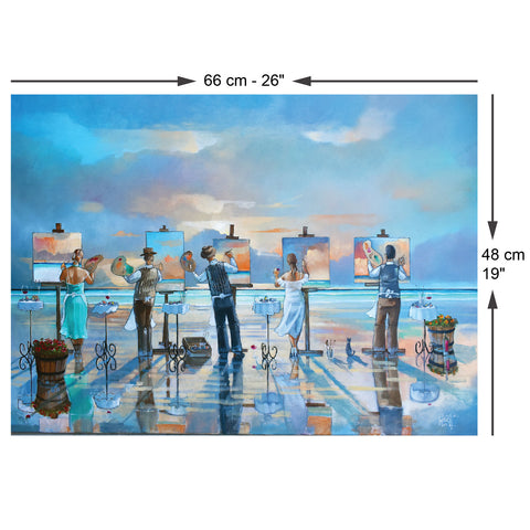 Painting Up a Storm 1000 Piece Jigsaw Puzzle