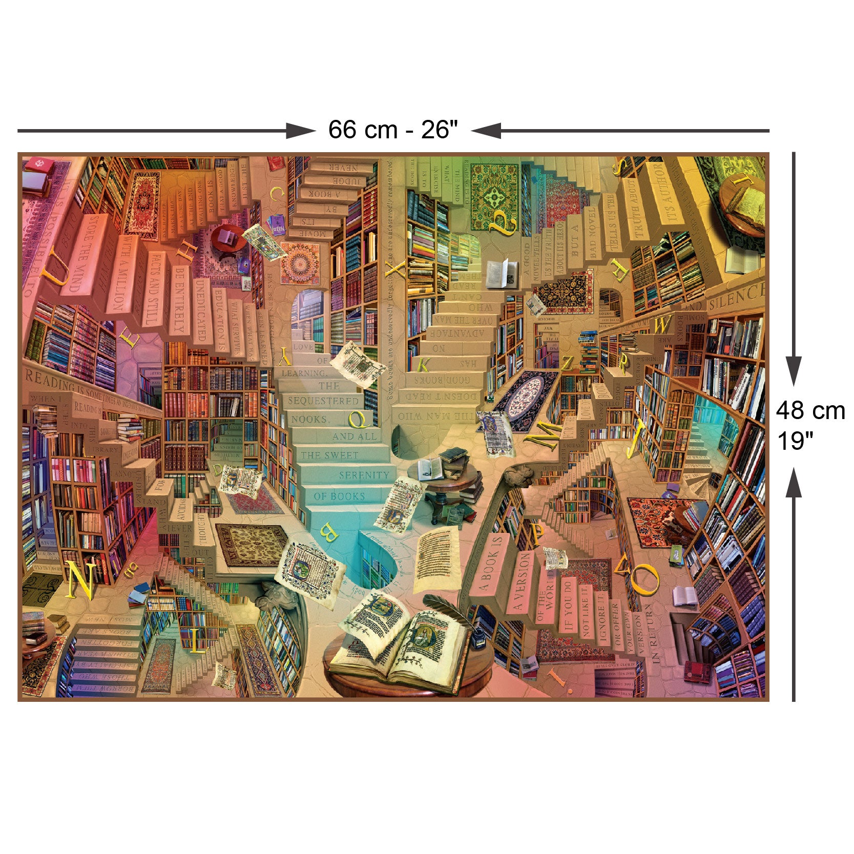 Anatolian Puzzle - Library, 1000 Piece Puzzle, #1135