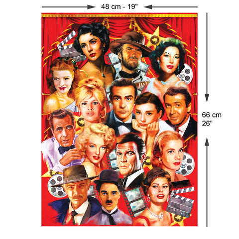 Hollywood Stars 1000 Piece Jigsaw Puzzle