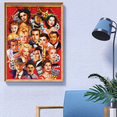 Hollywood Stars 1000 Piece Jigsaw Puzzle