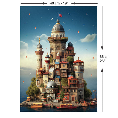 Kýz Kulesi 1 1000 Piece Jigsaw Puzzle