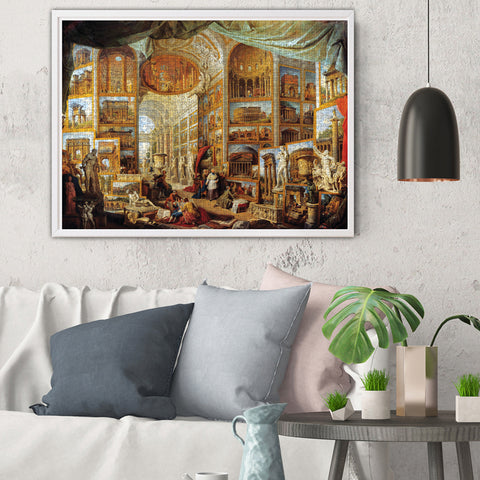 Interior Of An Imaginary Picture Gallery 1000 Piece Jigsaw Puzzle
