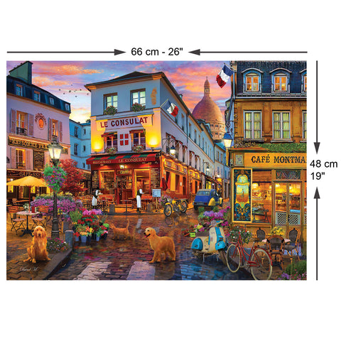 Cafe Montmartre 1000 Piece Jigsaw Puzzle
